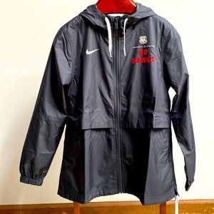 Nike Women’s xs UGA GEORGIA Bulldogs zip up windbreaker